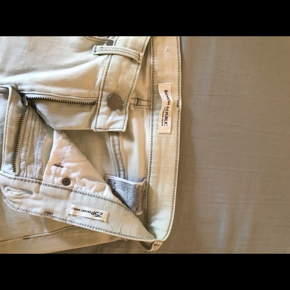 $25 for 3_Banana Republic ankle  jeans (25p) - Picture 4 of 10